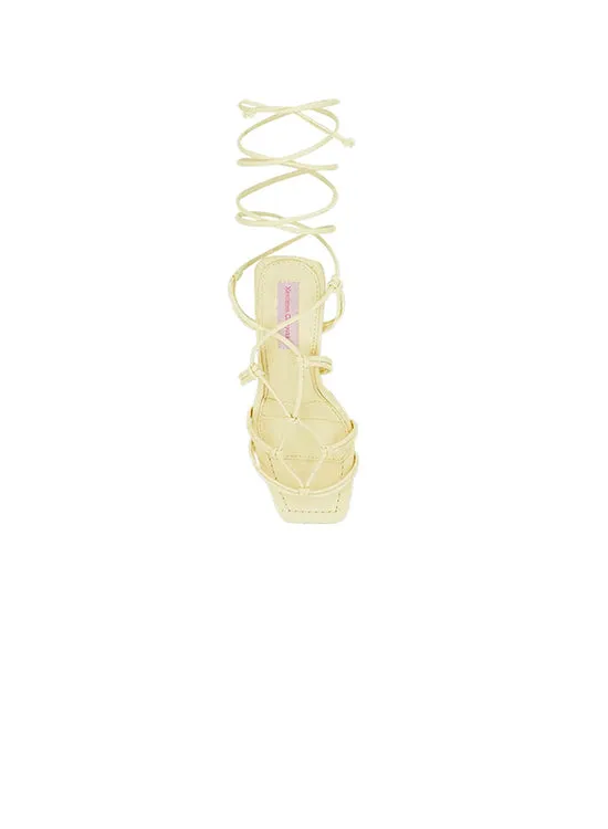 Yellow Olivina Heel Sandal for woman